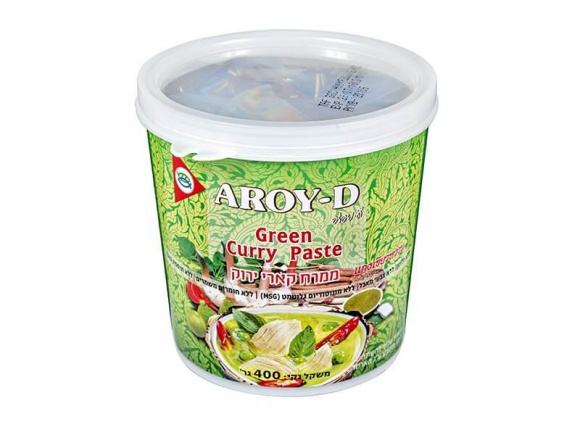 ממרח קארי ירוק 400 גרם Aroy-D