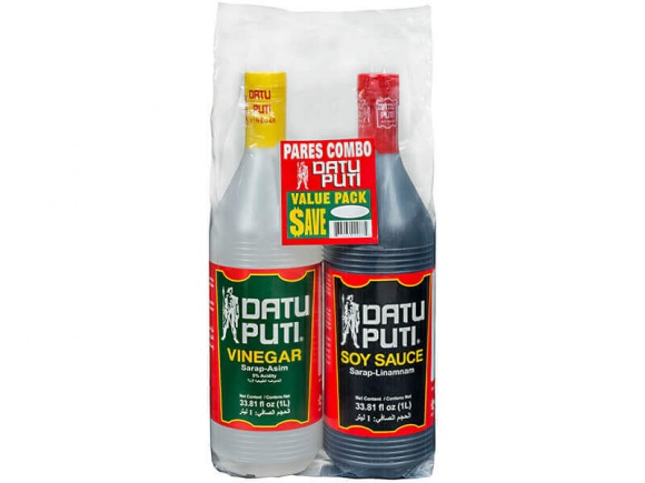 Datu Puti Vinegar and Soy Sauce Value Pack 1L+1L