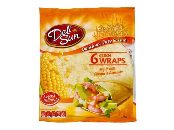 Deli Sun Corn Tortillas 6 Wraps 360g