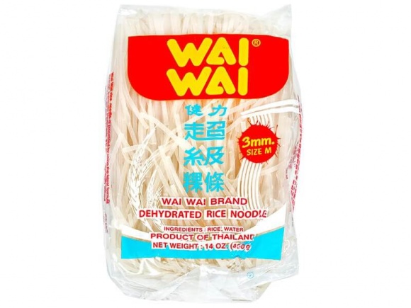 אטריות אורז 3 מ''ל 375 גרם Wai Wai